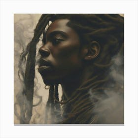 Man With Dreadlocks 1 Canvas Print