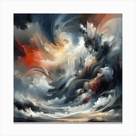 Abstract Painting Canvas Print