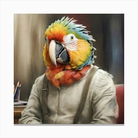 Parrot 42 Canvas Print