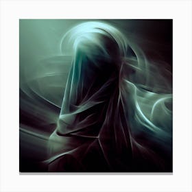 Woman In A Veil Canvas Print