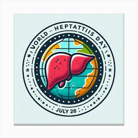 World Hepatitis Day 11 Canvas Print