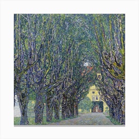 Allee At Schloss Kammer, Gustav Klimt Canvas Print