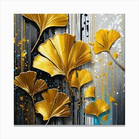 Ginkgo Leaves 10 Canvas Print