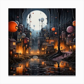 City Of The Dead 1 Canvas Print