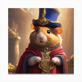 Hamster Traveler Canvas Print