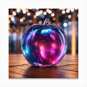 Crystal apple Canvas Print