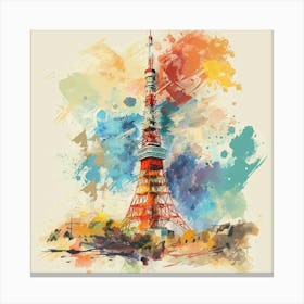 Tokyo Tower 4 Canvas Print