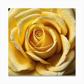 Yellow Rose Canvas Print