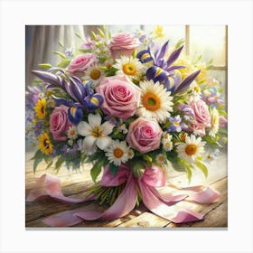 Bouquet Of Flowers 4 Canvas Print