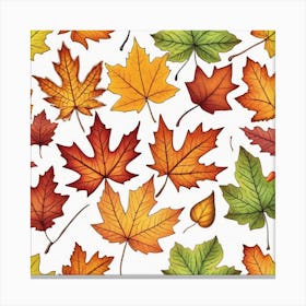 Autumn Leaves 26 Canvas Print