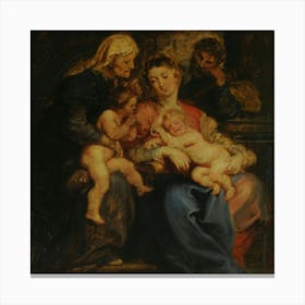 Virgin And Child 2 Canvas Print