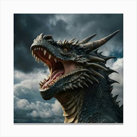 Game Of Thrones Dragon Canvas Print