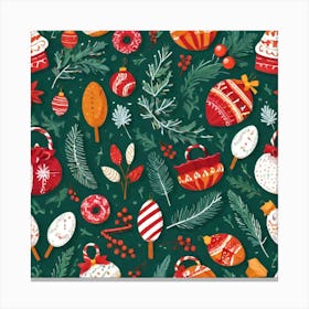 Christmas Background Canvas Print