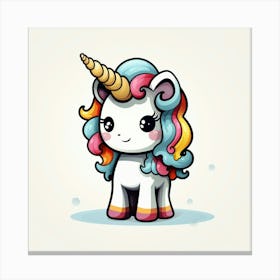 Cute Unicorn 39 Canvas Print