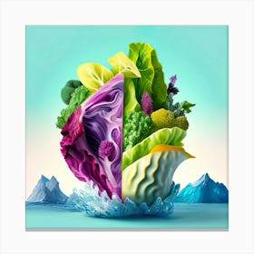 Salad Concepts Canvas Print