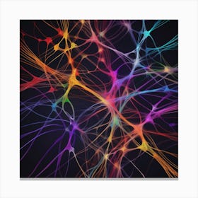 Neural Network 16 Canvas Print