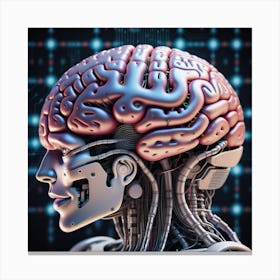 Brain Of A Robot 5 Canvas Print