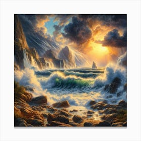 Tempestuous Beauty 20 1 Canvas Print