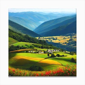 Valley Of Flowers 2 Canvas Print