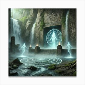 Hidden Caves Canvas Print