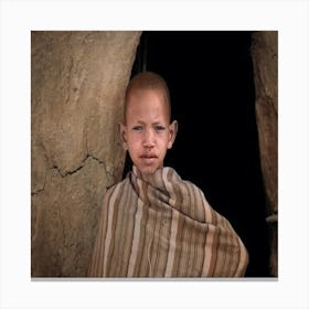 Boy In A Cave Canvas Print