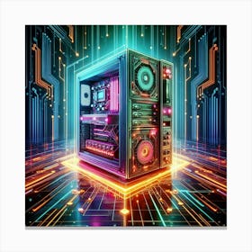 Pc Computer Canvas Print