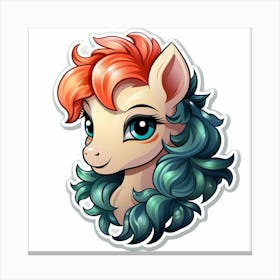 My Little Pony Sticker Canvas Print