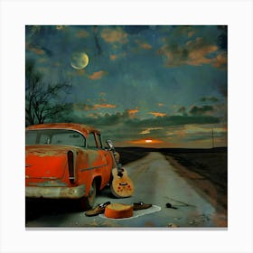 Twilight Serenade On Route 66 Canvas Print