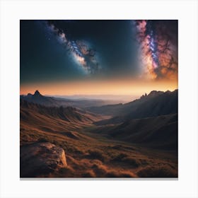 Mountain Milk Canvas Print