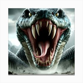 Giant Snake Canvas Print