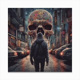 City Of Skulls Canvas Print