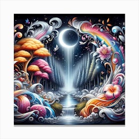 Psychedelic Painting 15 Canvas Print