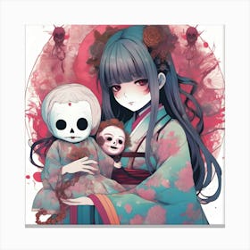 Manga Voodoo Girl Canvas Print