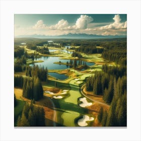 Golf course Canvas Print