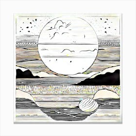 Full Moon Canvas Print