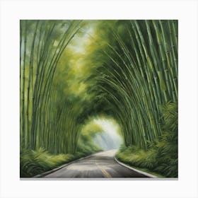 Bamboo Avenue Canvas Print