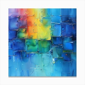 Abstract Painting, Abstract Painting, Abstract Painting Canvas Print