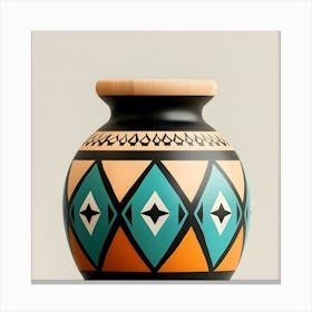 Aztec Vase Canvas Print