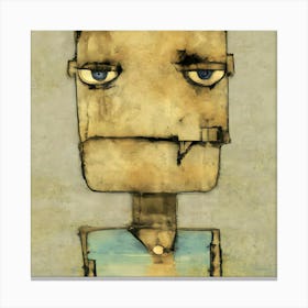 Man With Blue Eyes 2 Canvas Print