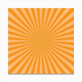 Background Graphic Modern Orange Canvas Print