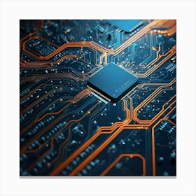 Circuit Board 5 Canvas Print