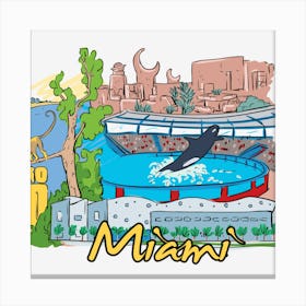 Miami Zoo Canvas Print