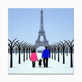 Eiffel Tower 3 Canvas Print