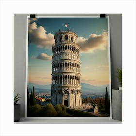 Leaning Tower Of Pisa Canvas Print