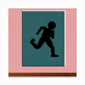 Pixel Art 3 Canvas Print