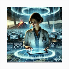 Alina Volkov Geothermal Anomaly Detection Canvas Print