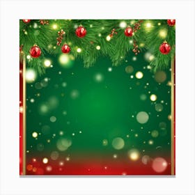 Christmas Background 2 Canvas Print