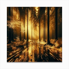 Golden Forest 21 Canvas Print