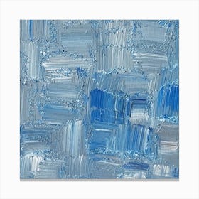 Blue Squares Canvas Print