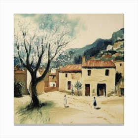 Village In Mallorca Canvas Print